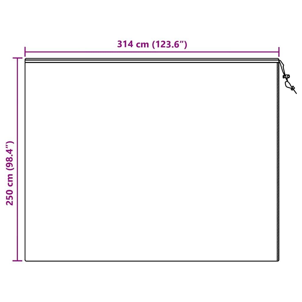 Huse din fleece pentru protecția plantelor împotriva înghețului 3 pcs GartenMobel Dekor