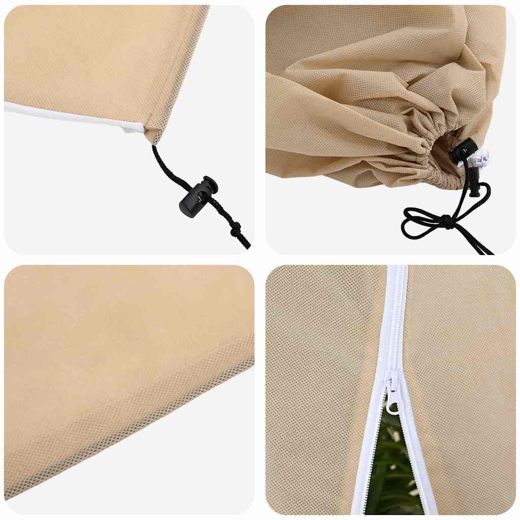 Huse din fleece pentru protecția plantelor împotriva înghețului 5 pcs GartenMobel Dekor