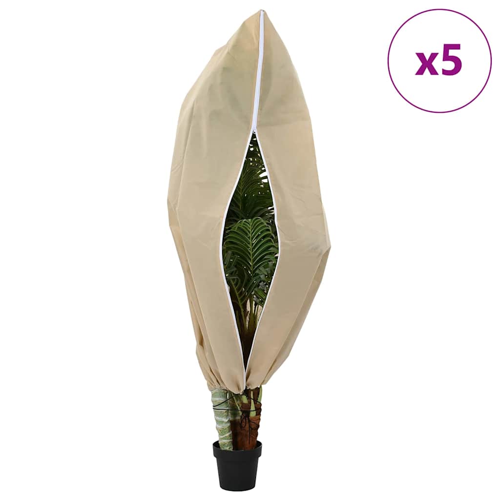 Huse din fleece pentru protecția plantelor împotriva înghețului 5 pcs GartenMobel Dekor