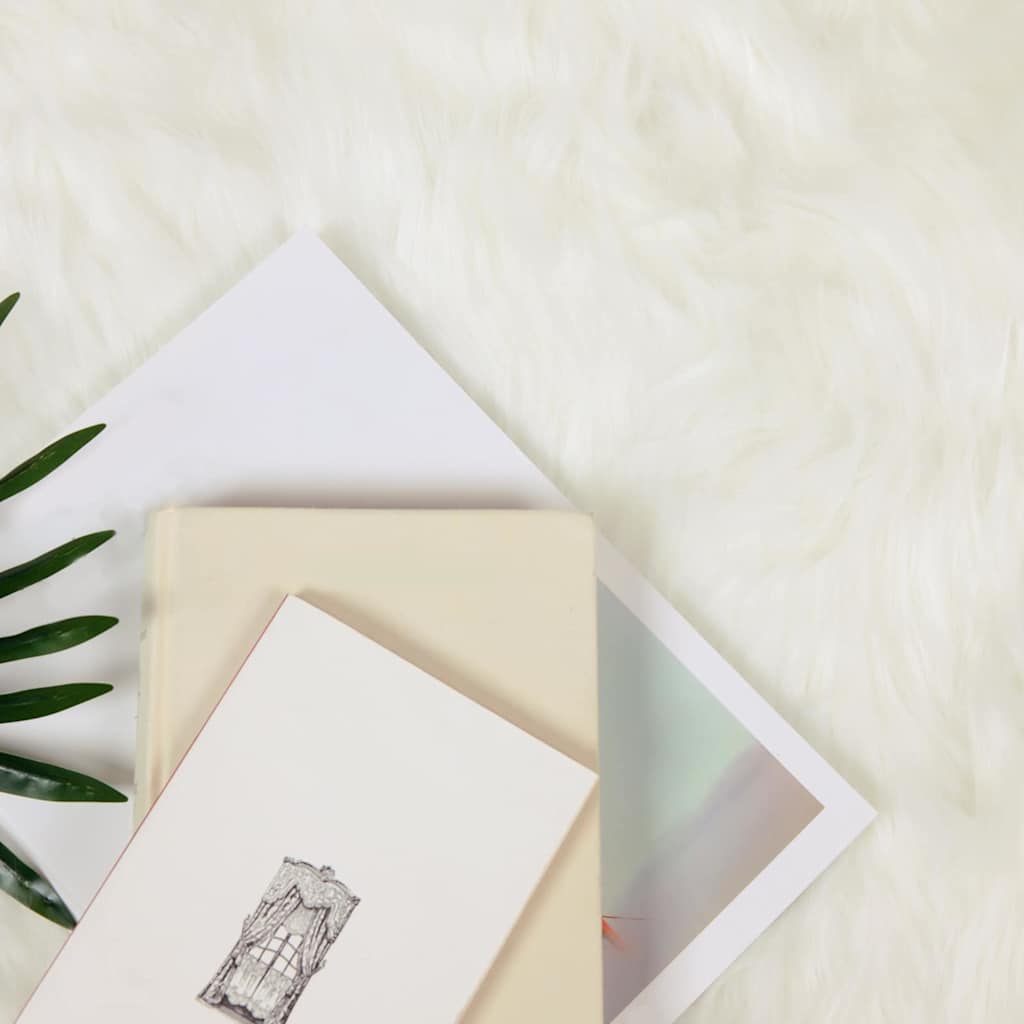 Covoare Alb 80 x 250 cm Acrilic, poliester GartenMobel Dekor