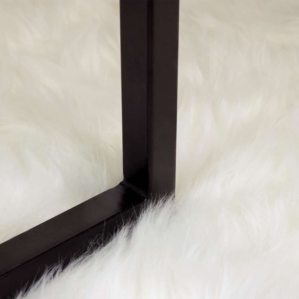 Covoare Alb 80 x 250 cm Acrilic, poliester GartenMobel Dekor