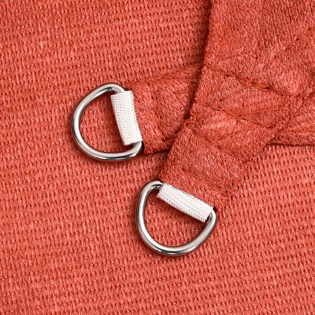 Pânză parasolar, teracotă, 6x6x6m, HDPE, 160 g/m², triunghiular GartenMobel Dekor