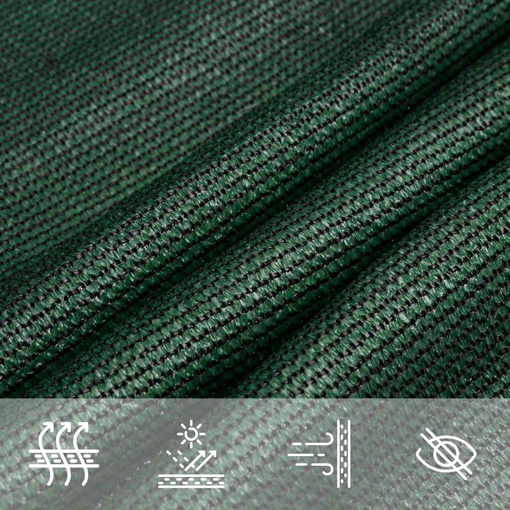 Pânză parasolar, gri închis, 4/5x3 m, HDPE, 160 g/m², trapez GartenMobel Dekor