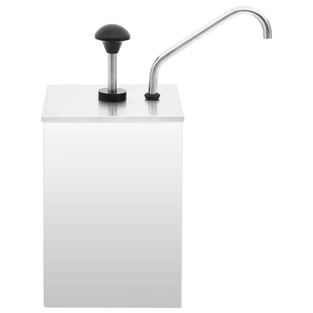 Dozator de sos, 3,5 L, oțel inoxidabil GartenMobel Dekor