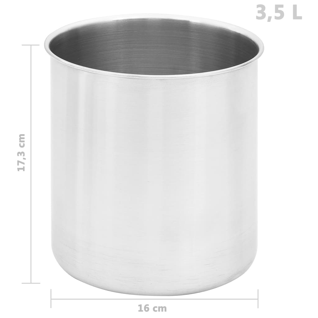 Dozator de sos, 3,5 L, oțel inoxidabil GartenMobel Dekor