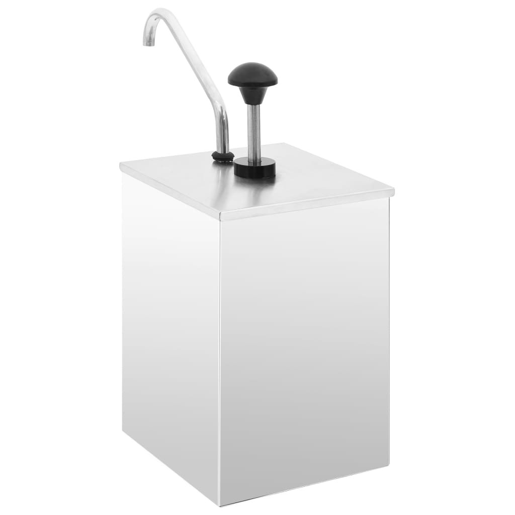 Dozator de sos, 3,5 L, oțel inoxidabil GartenMobel Dekor