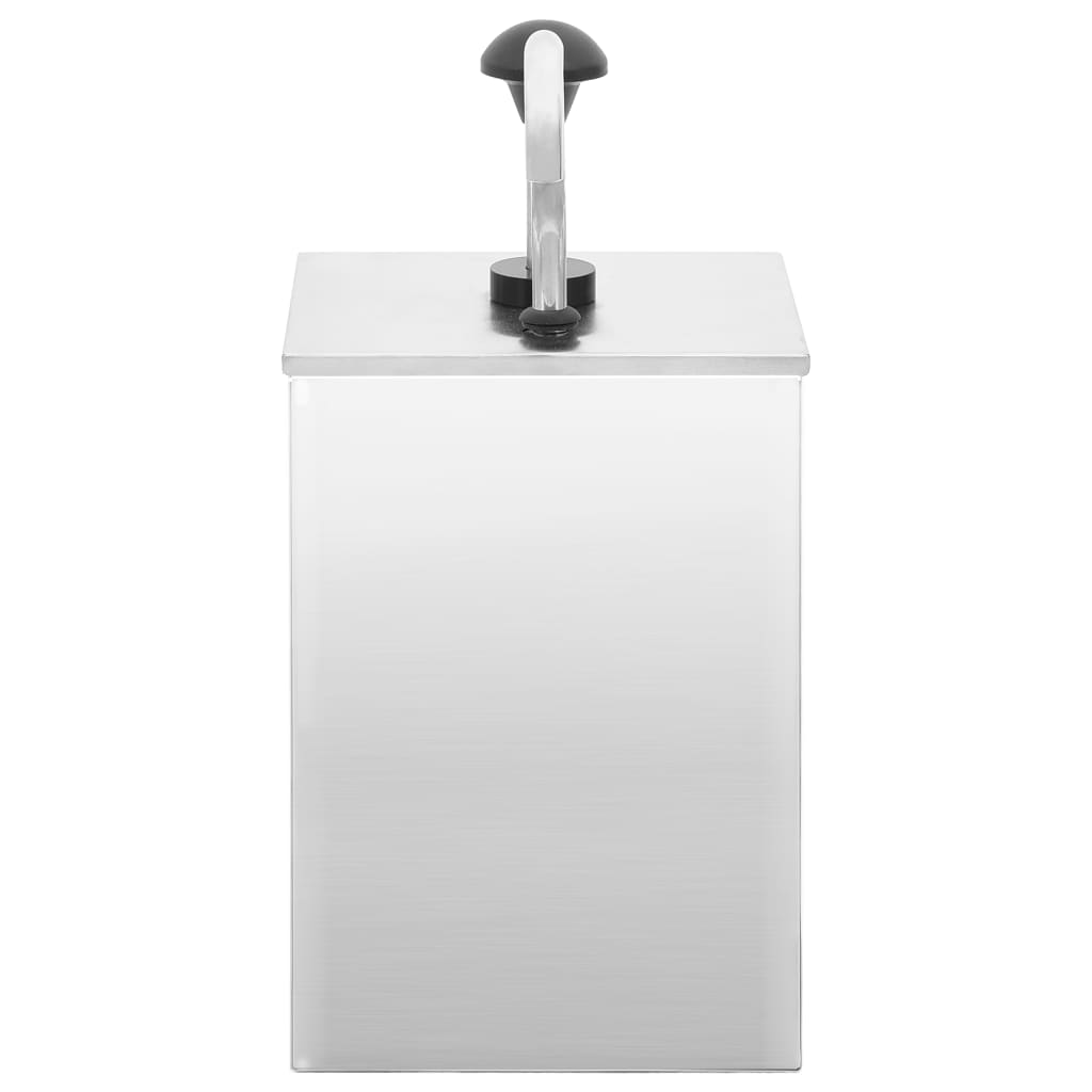 Dozator de sos, 3,5 L, oțel inoxidabil GartenMobel Dekor