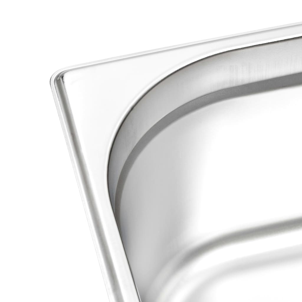 Recipiente Gastronorm 2 buc. GN 1/2 150 mm oțel inoxidabil GartenMobel Dekor