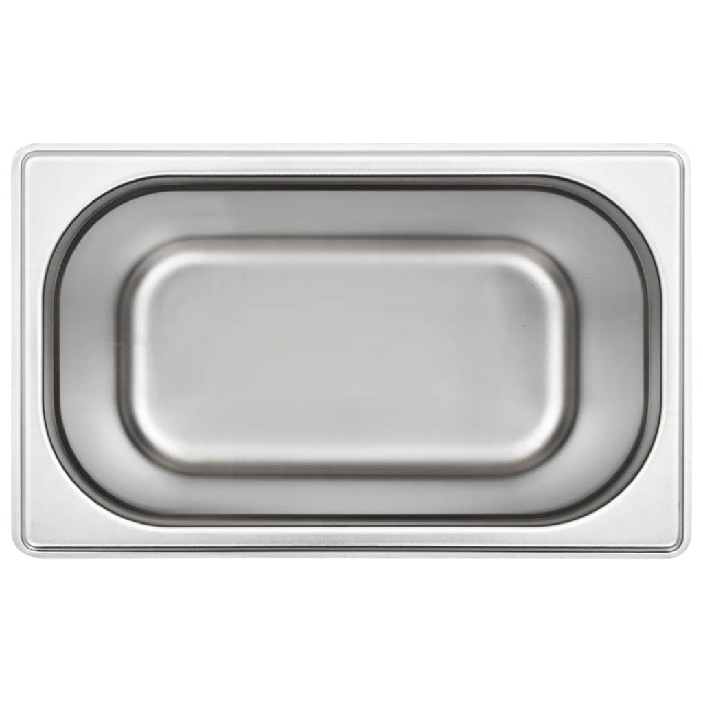Recipiente Gastronorm 4 buc. GN 1/4 200 mm oțel inoxidabil GartenMobel Dekor