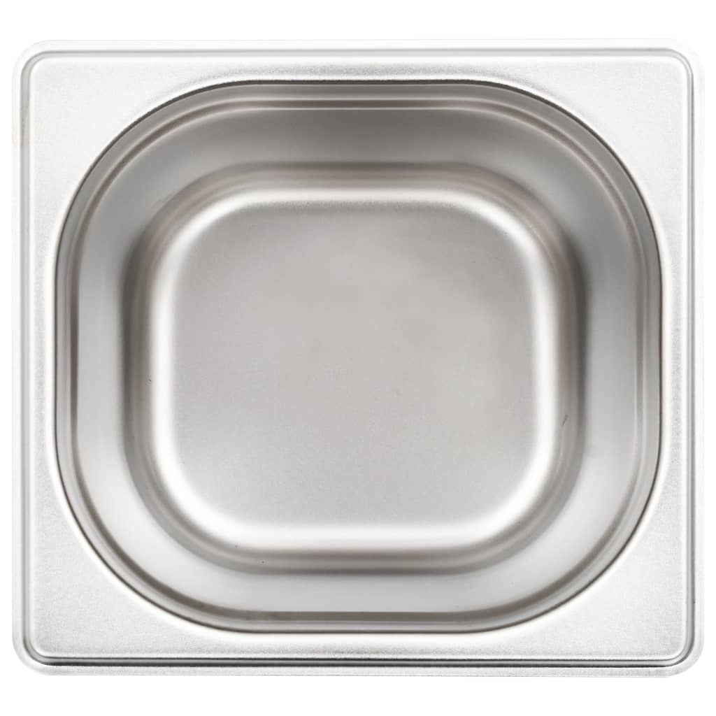 Recipiente Gastronorm 8 buc. GN 1/6 150 mm oțel inoxidabil GartenMobel Dekor