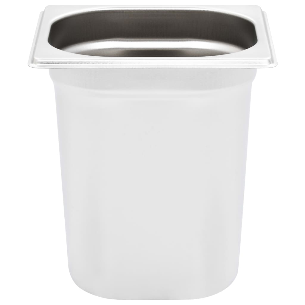 Recipiente Gastronorm 8 buc. GN 1/6 200 mm oțel inoxidabil GartenMobel Dekor