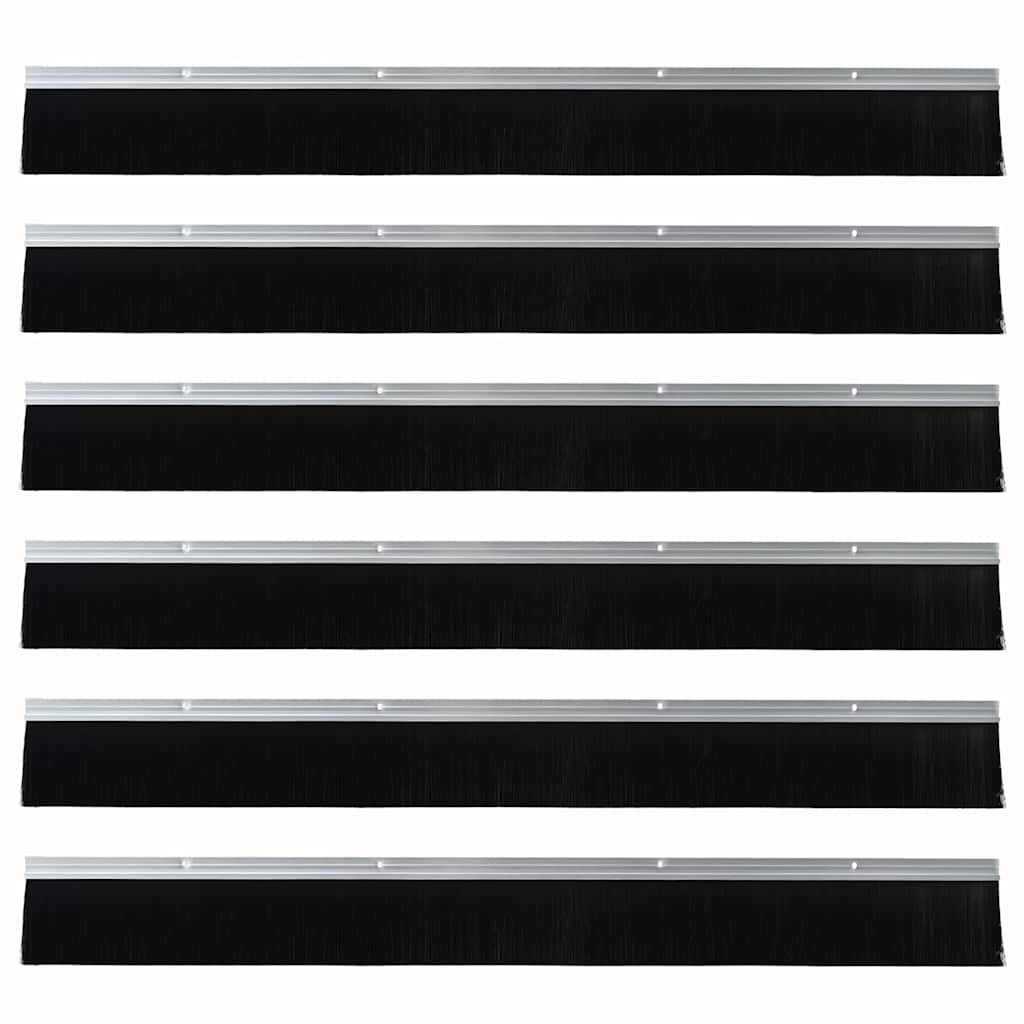 Perdele de ușă cu perii cu montare prin înșurubare 6 pcs GartenMobel Dekor