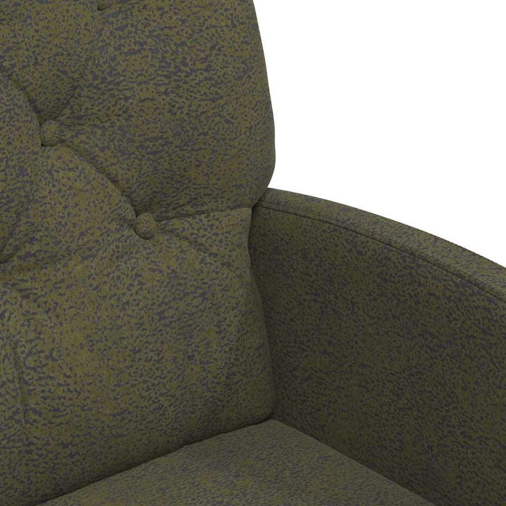 Scaune de dining cu roți 2 pcs Verde militar 58 x 67 x 97 cm GartenMobel Dekor