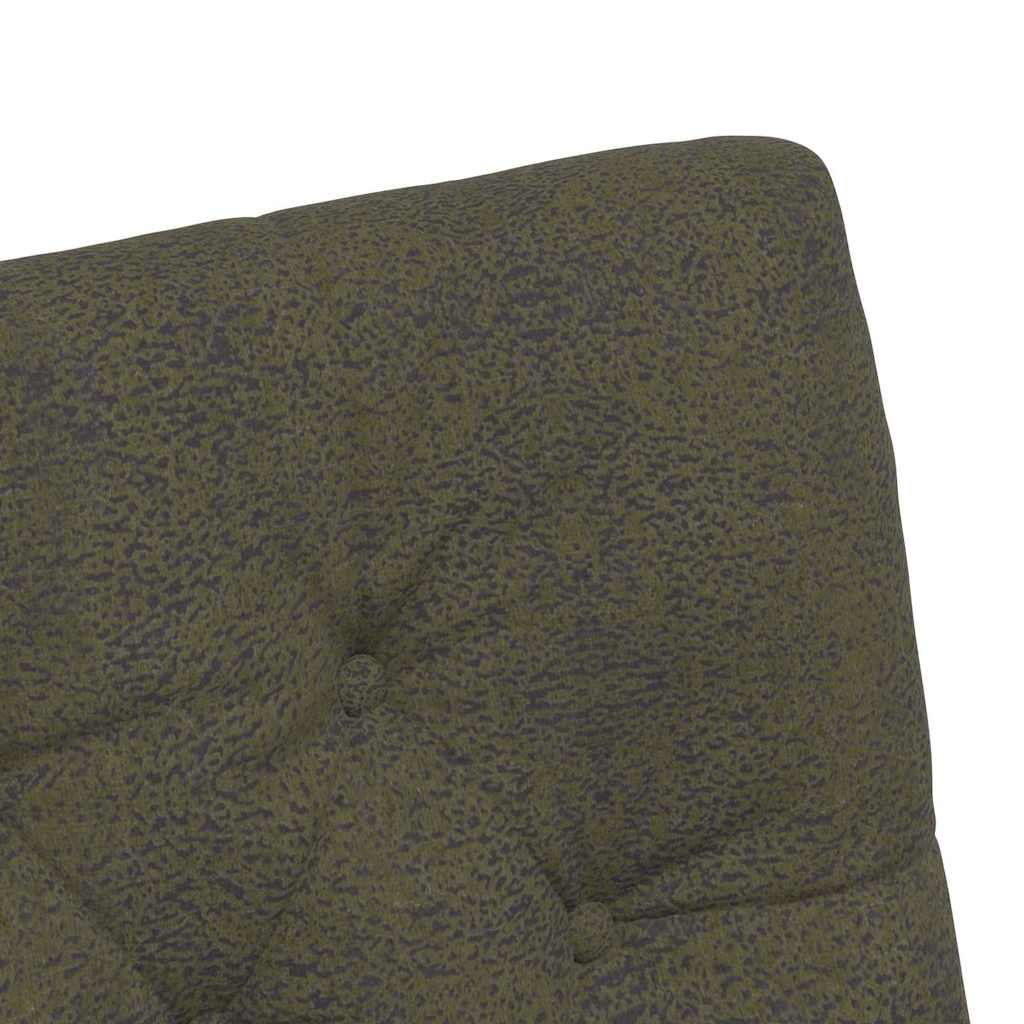 Scaune de dining cu roți 2 pcs Verde militar 58 x 67 x 97 cm GartenMobel Dekor