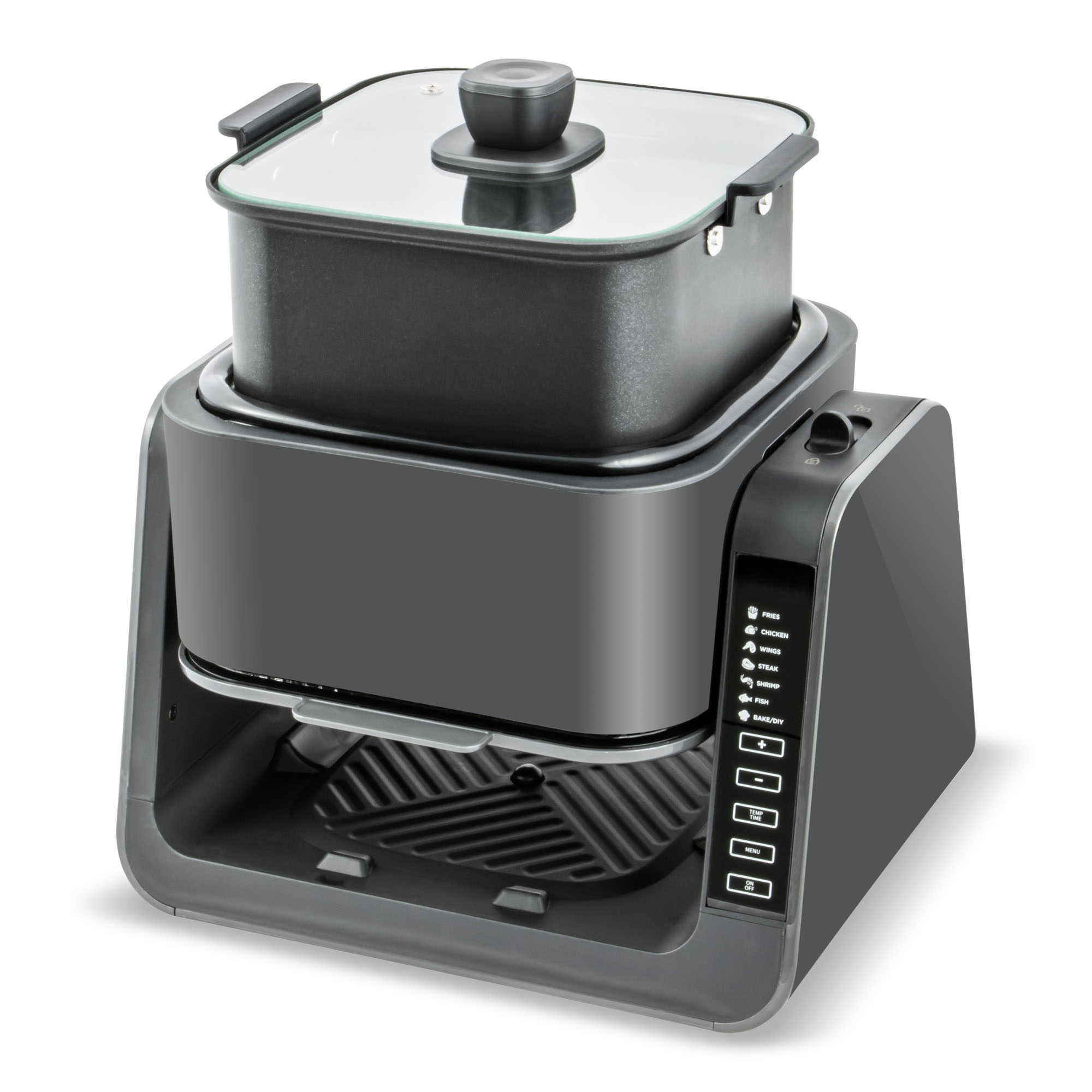 Friteuza cu aer cald multifunctionala 2 in 1 ZASS ZAF 12 ProDesign DailyAppliances