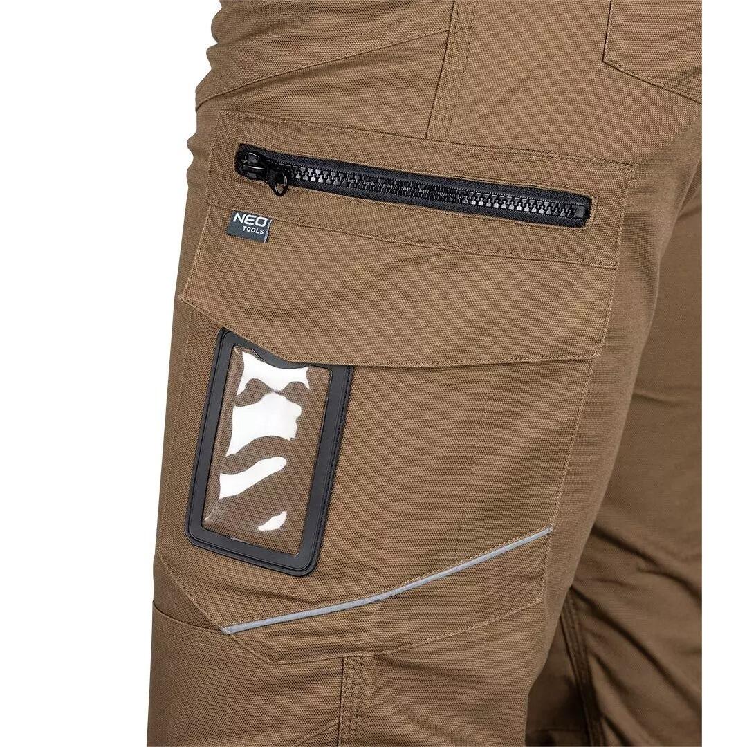 Pantaloni de lucru, bumbac si poliester, model Mix&Match, maro, marimea XXL/56, NEO GartenVIP DiyLine