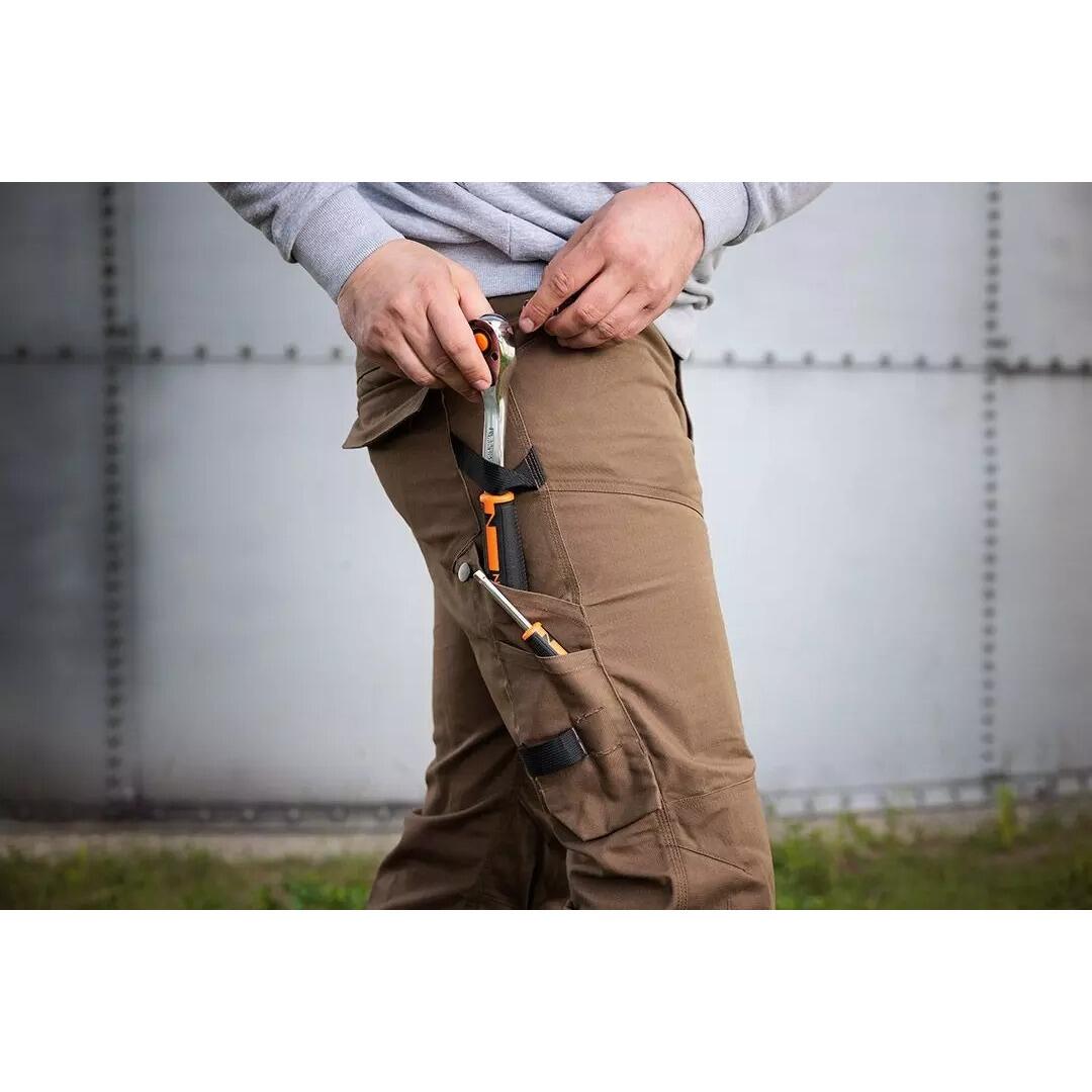 Pantaloni de lucru, bumbac si poliester, model Mix&Match, maro, marimea XXL/56, NEO GartenVIP DiyLine