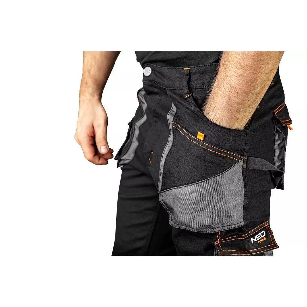 Pantaloni de lucru slim fit, cu curea, model HD, marimea L/52, NEO GartenVIP DiyLine