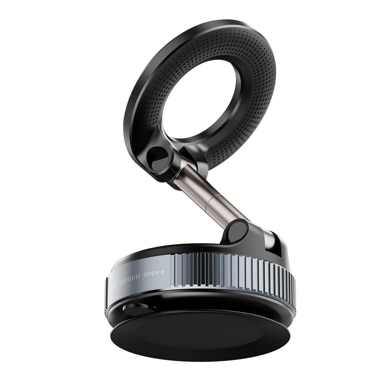 Suport auto magnetic pentru telefon RoGroup, reglabil pe trei axe, rotatie 360⁰ Automobile ProTravel
