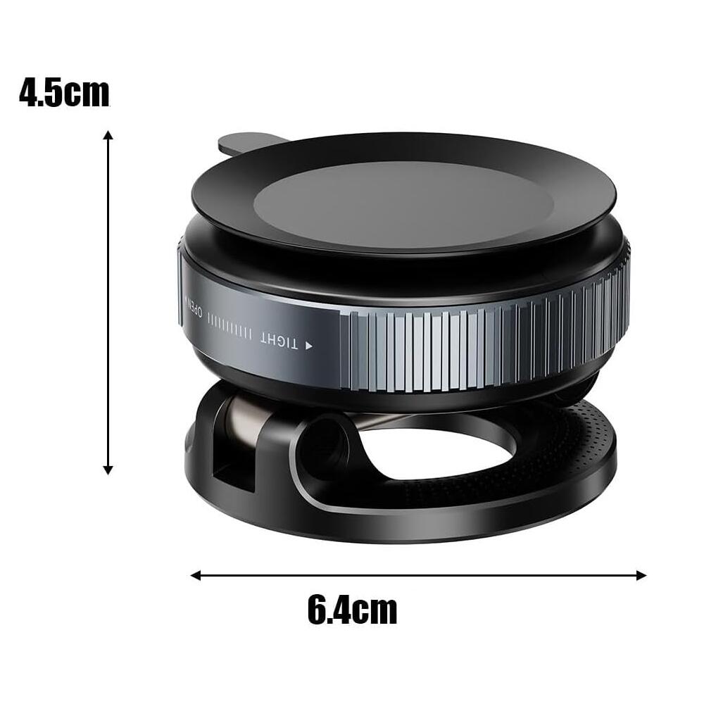 Suport auto magnetic pentru telefon RoGroup, reglabil pe trei axe, rotatie 360⁰ Automobile ProTravel