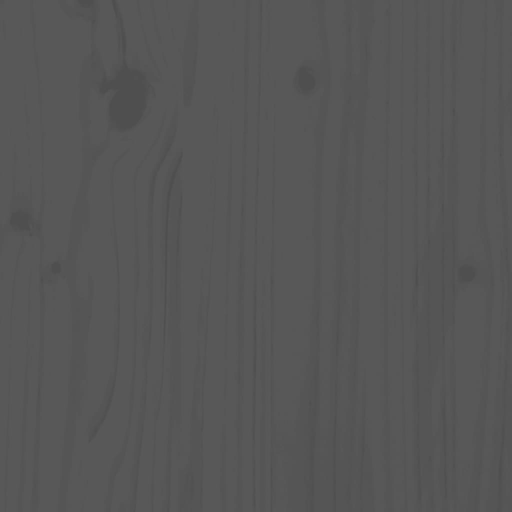 Taburet de grădină, gri, lemn masiv de pin GartenMobel Dekor