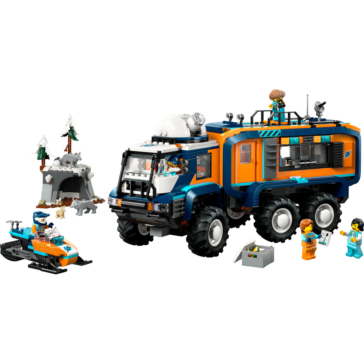 LEGO Camionul laborator stiintific al exploratorilor arctici Quality Brand