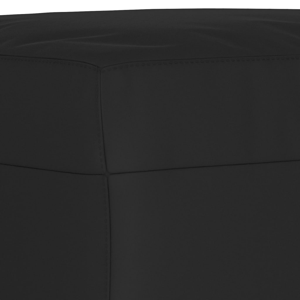 Set de canapele cu perne, 3 piese, negru, microfibră GartenMobel Dekor