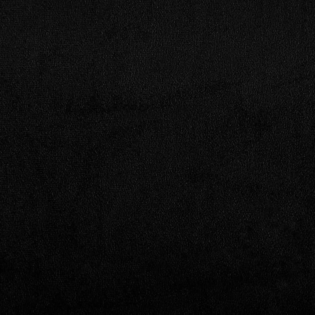 Set de canapele cu perne, 3 piese, negru, microfibră GartenMobel Dekor