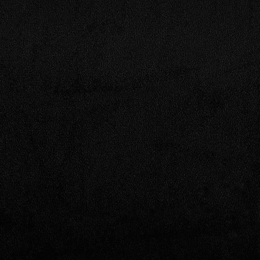 Set de canapele cu perne, 3 piese, negru, microfibră GartenMobel Dekor