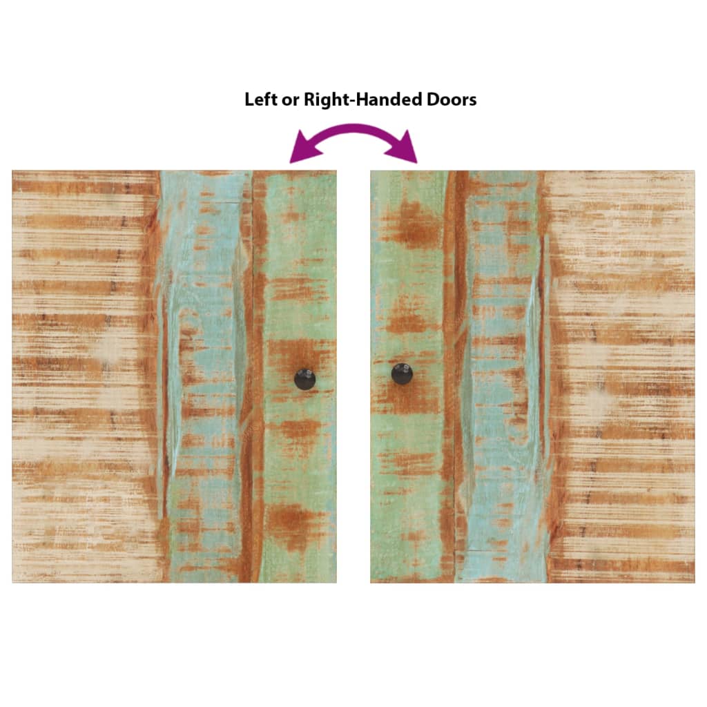 Set mobilier de baie, 5 piese, lemn masiv reciclat GartenMobel Dekor