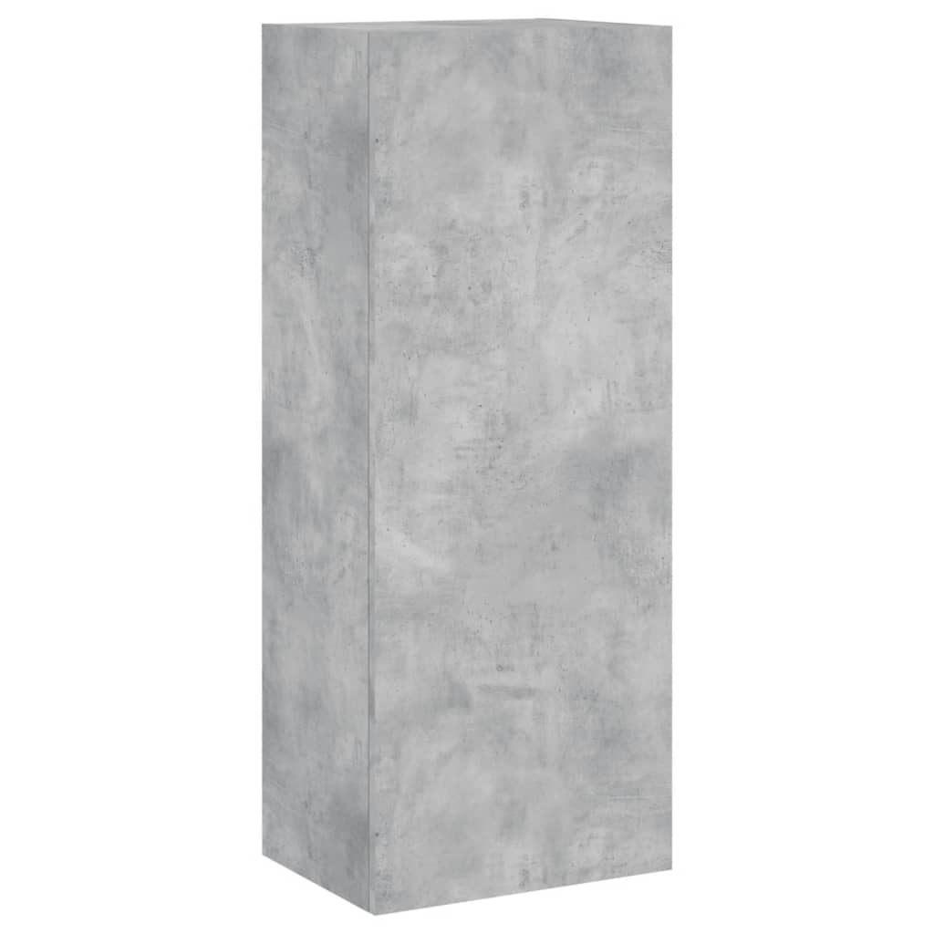 Comodă TV de perete, gri beton, 40,5x30x102 cm, lemn prelucrat GartenMobel Dekor