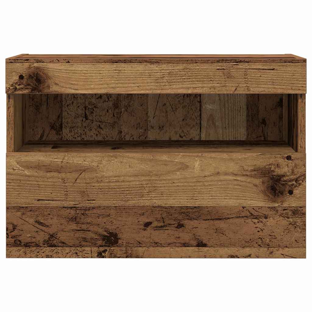 Dulap TV de perete Lemn vechi 60 x 30 x 40 cm Lemn compozit GartenMobel Dekor