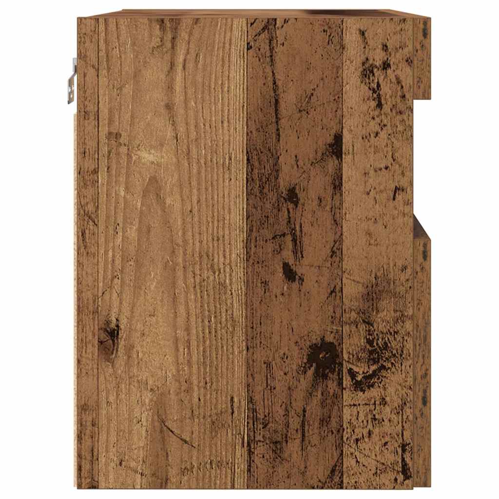 Dulap TV de perete Lemn vechi 60 x 30 x 40 cm Lemn compozit GartenMobel Dekor