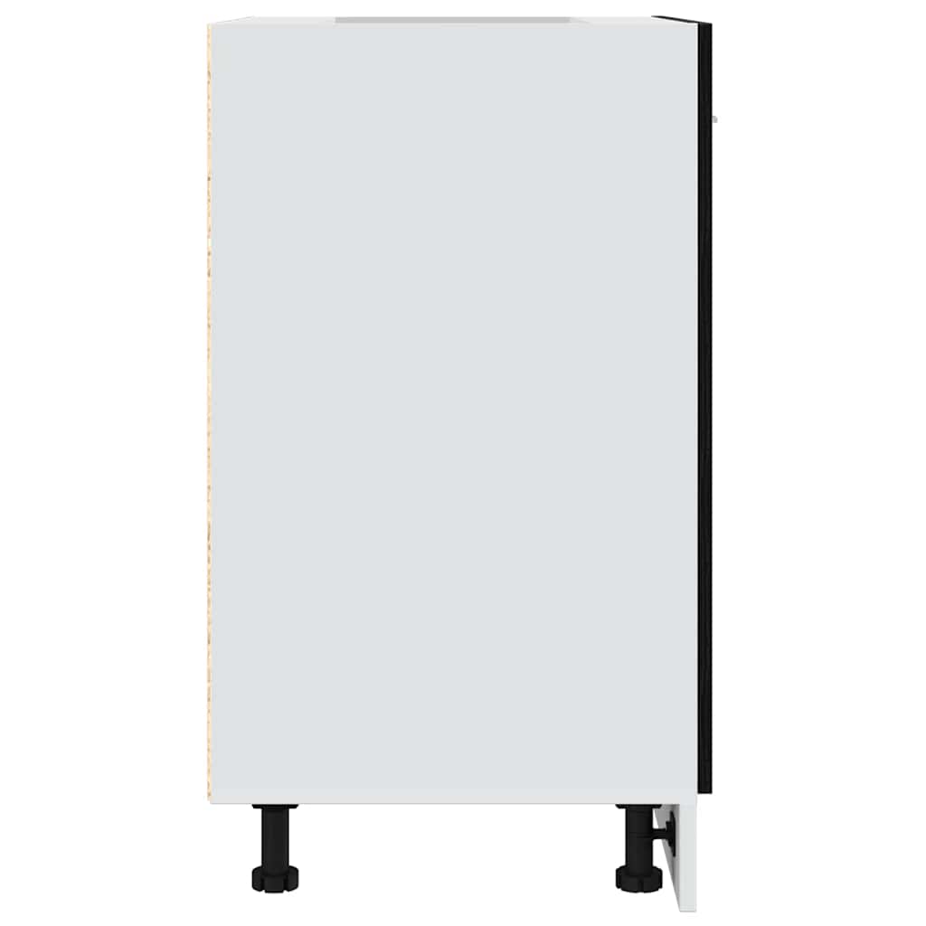 Dulap inferior, stejar negru, 60x46x81,5 cm, lemn prelucrat GartenMobel Dekor