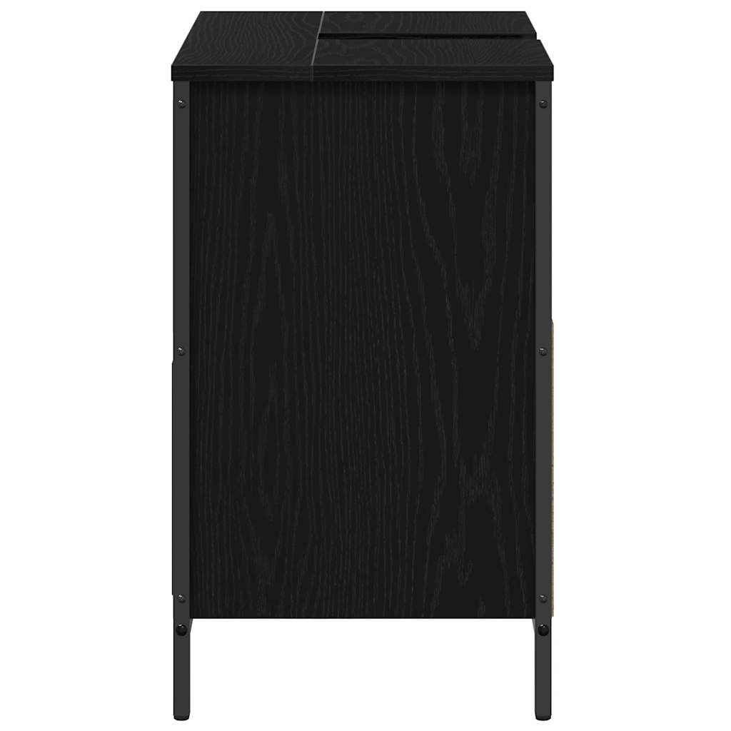 Dulap pentru baie cu sertare Stejar negru 60x34,5x60 cm GartenMobel Dekor