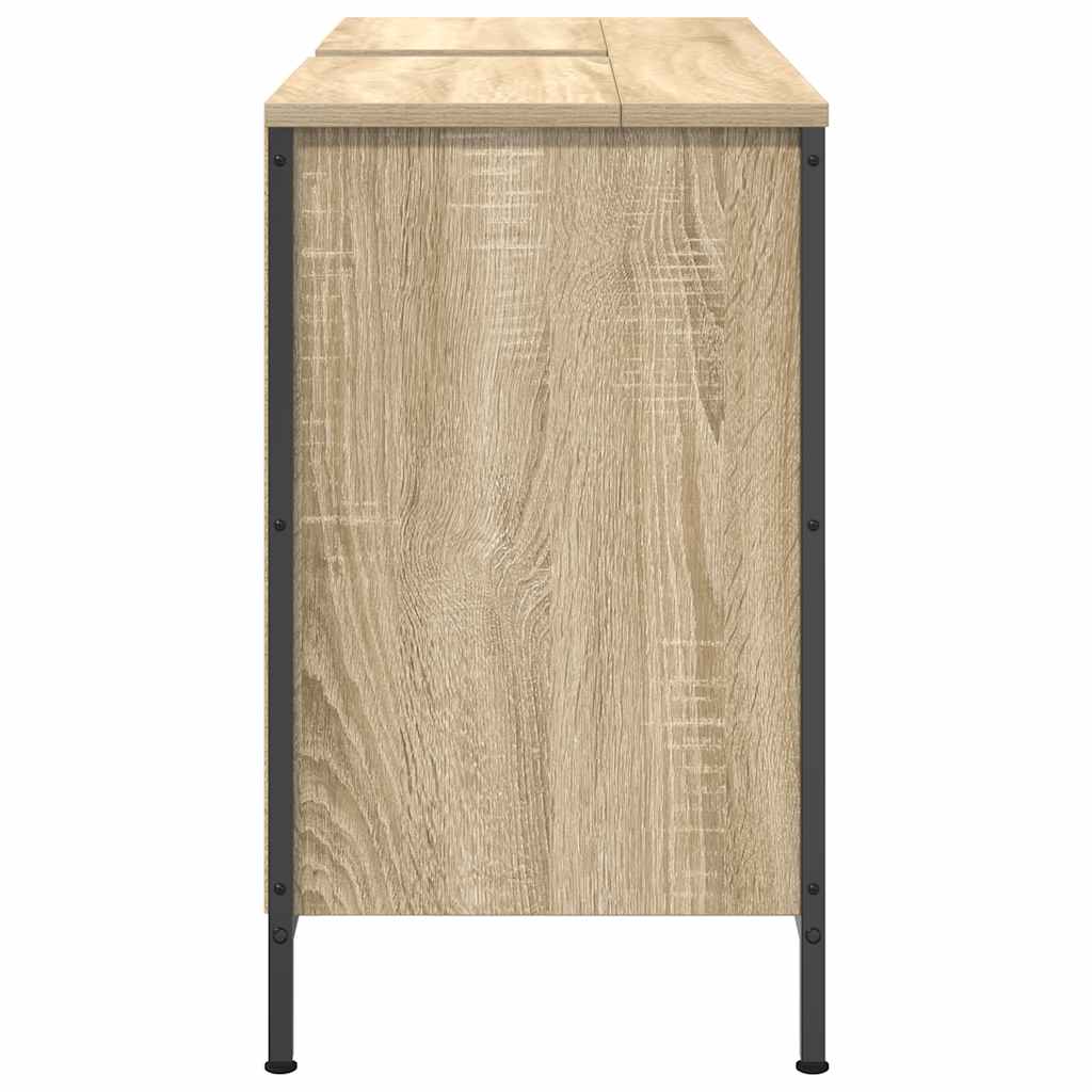 Dulap pentru chiuvetă cu sertare Stejar Sonoma 90x34,5x60 cm GartenMobel Dekor