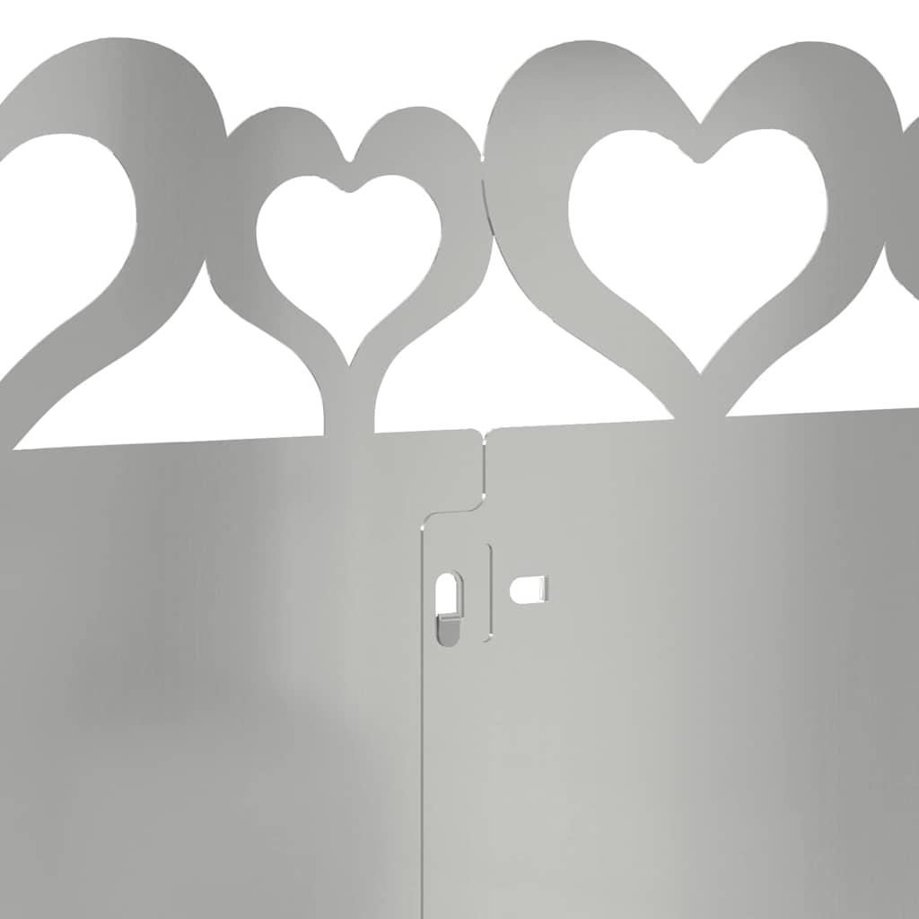 Borduri pentru gazon 10 pcs Argintiu 103 x 0,05 x 22 cm GartenMobel Dekor