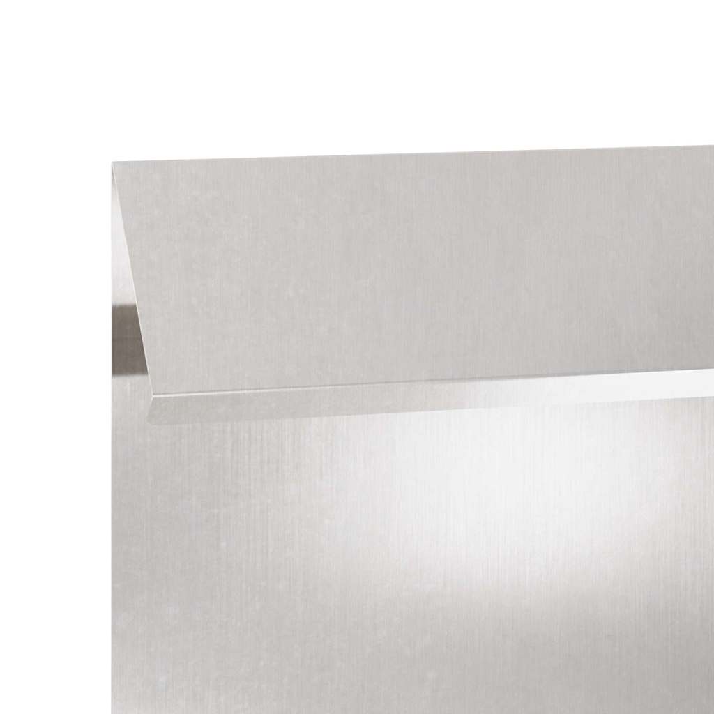 Gard pentru melci 16 pcs Argintiu 100 x 3,5 x 25 cm GartenMobel Dekor