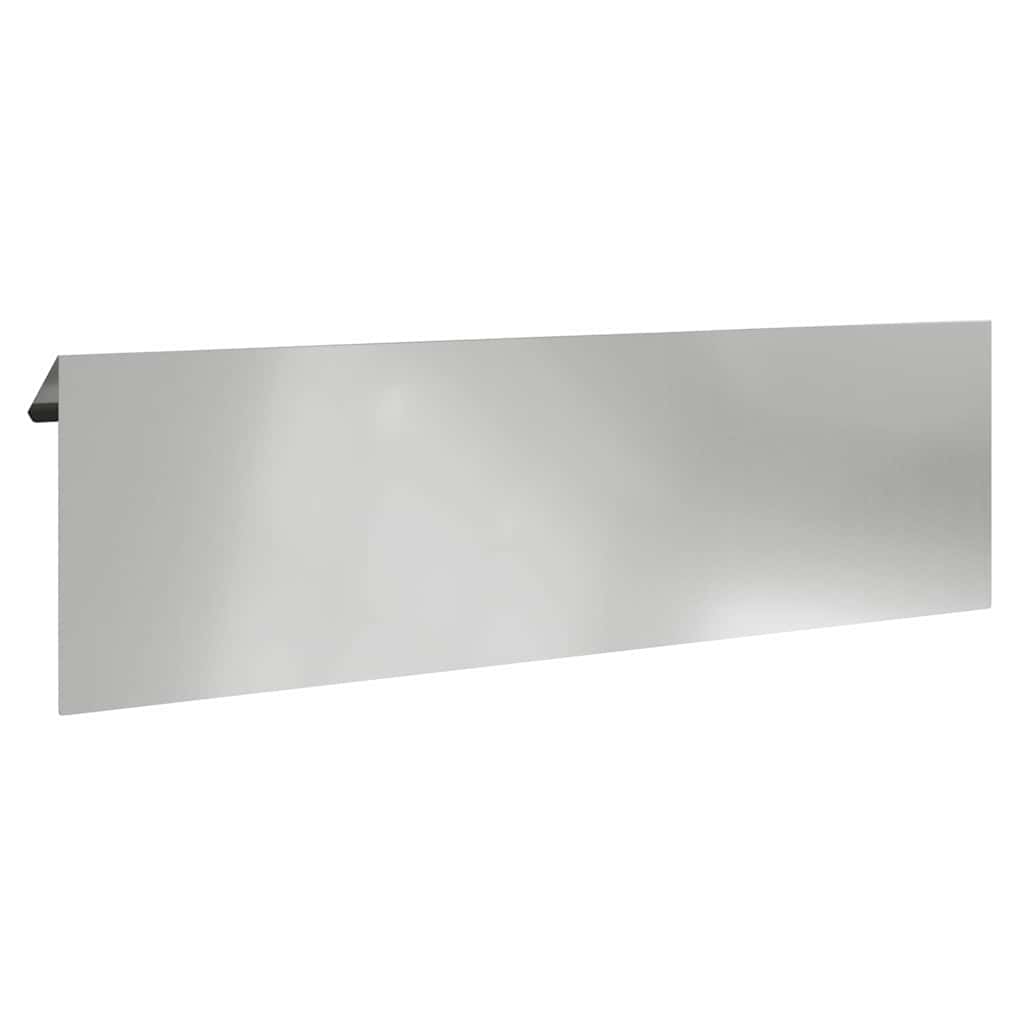 Gard pentru melci Argintiu 100 x 3,5 x 25 cm Oțel Galvanizat GartenMobel Dekor