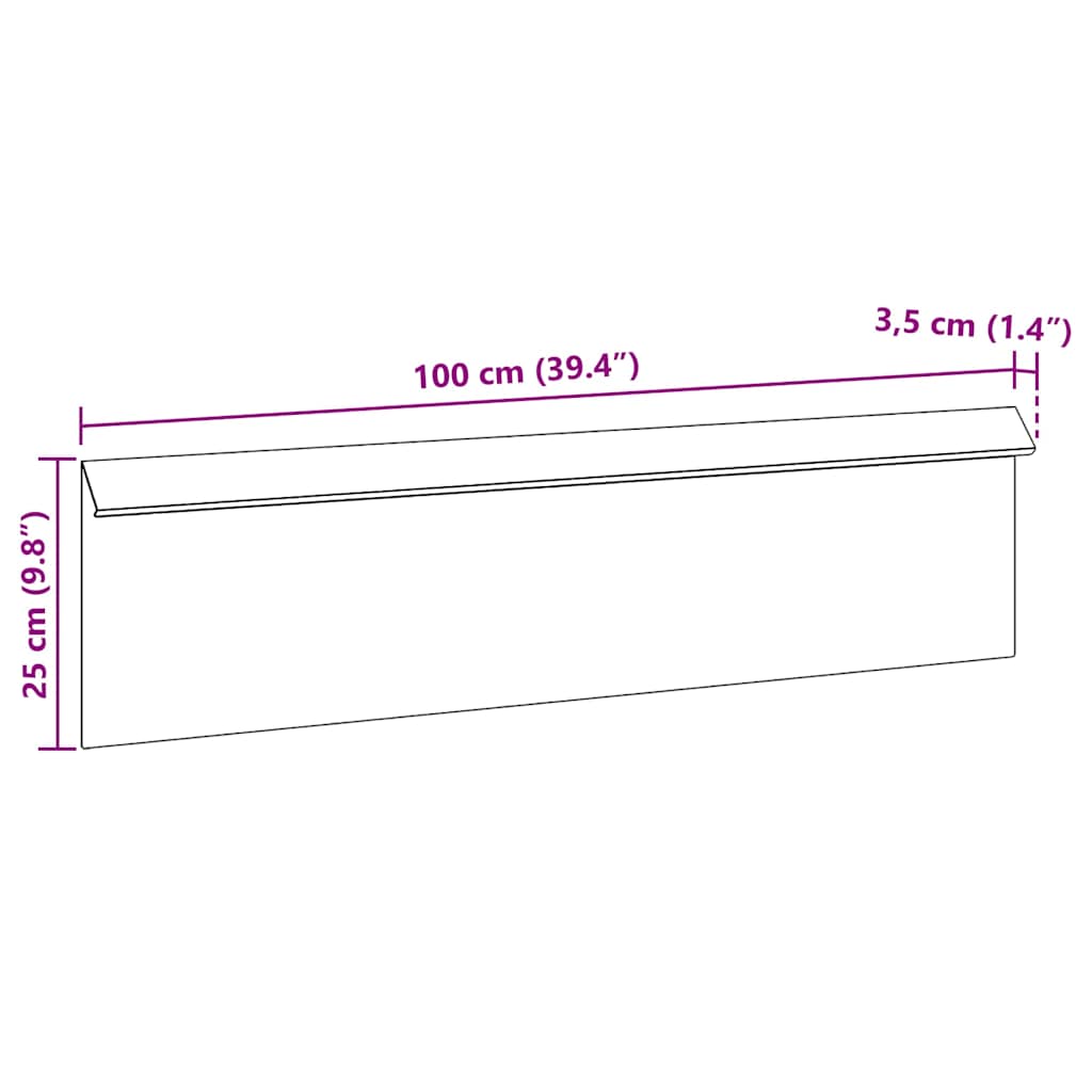 Gard pentru melci Argintiu 100 x 3,5 x 25 cm Oțel Galvanizat GartenMobel Dekor