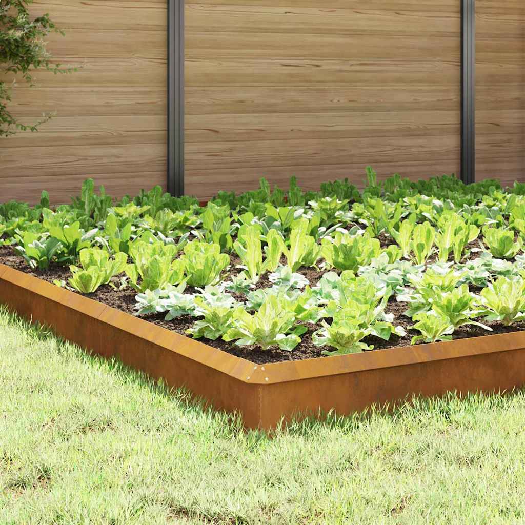 Garduri pentru melci 20 pcs Ruginit GartenMobel Dekor