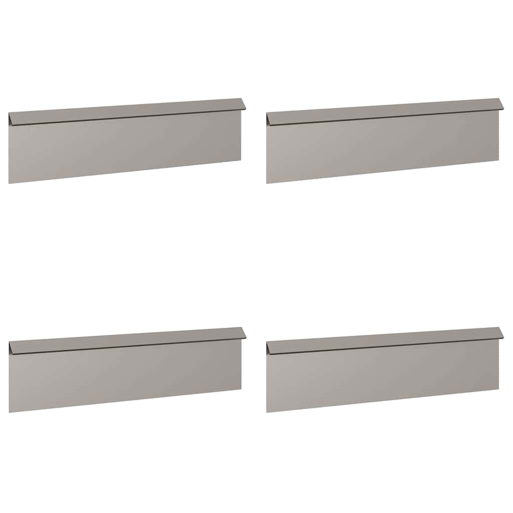 Garduri pentru melci 8 pcs Ruginit Oțel rezistent de intemperii GartenMobel Dekor