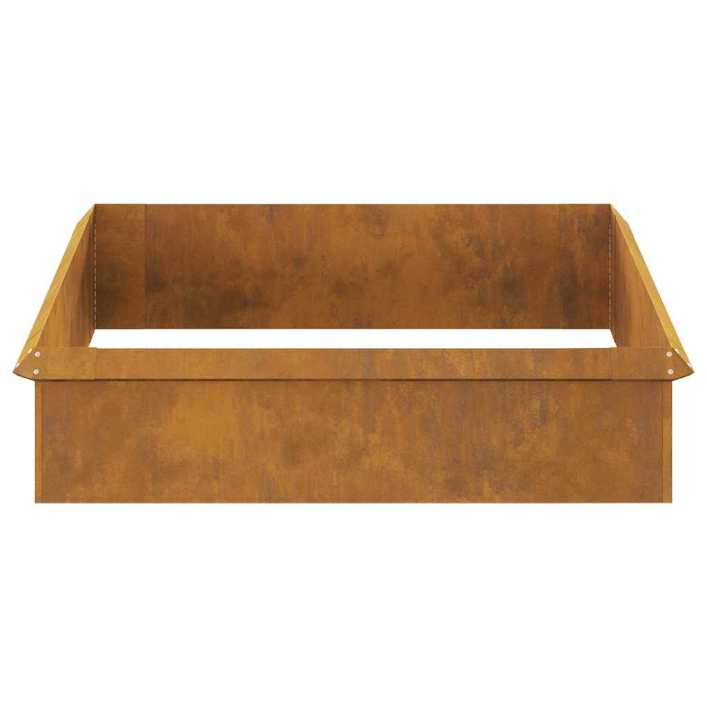 Garduri pentru melci 8 pcs Ruginit Oțel rezistent de intemperii GartenMobel Dekor