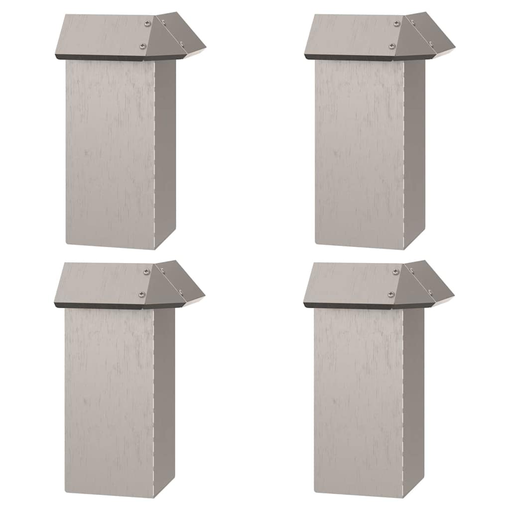 Garduri pentru melci 8 pcs Ruginit Oțel rezistent de intemperii GartenMobel Dekor