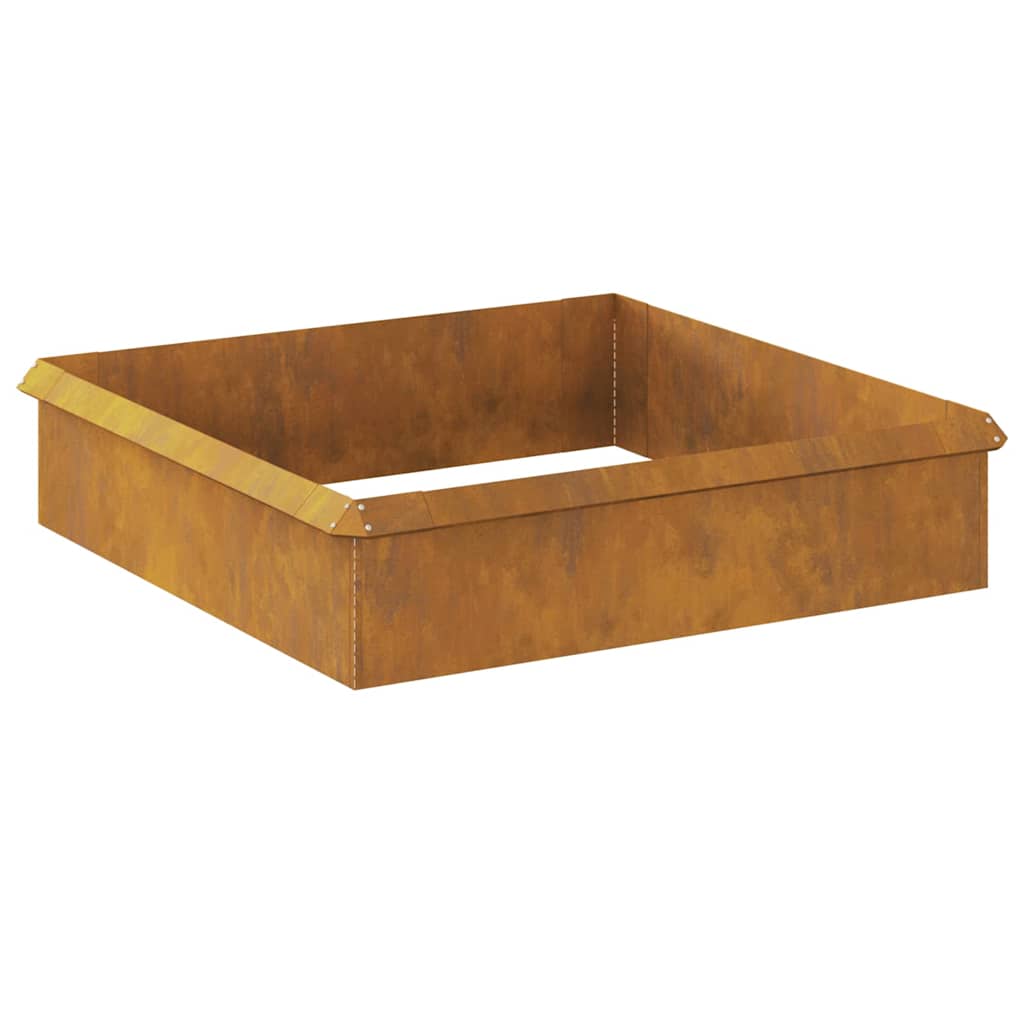 Garduri pentru melci 8 pcs Ruginit Oțel rezistent de intemperii GartenMobel Dekor