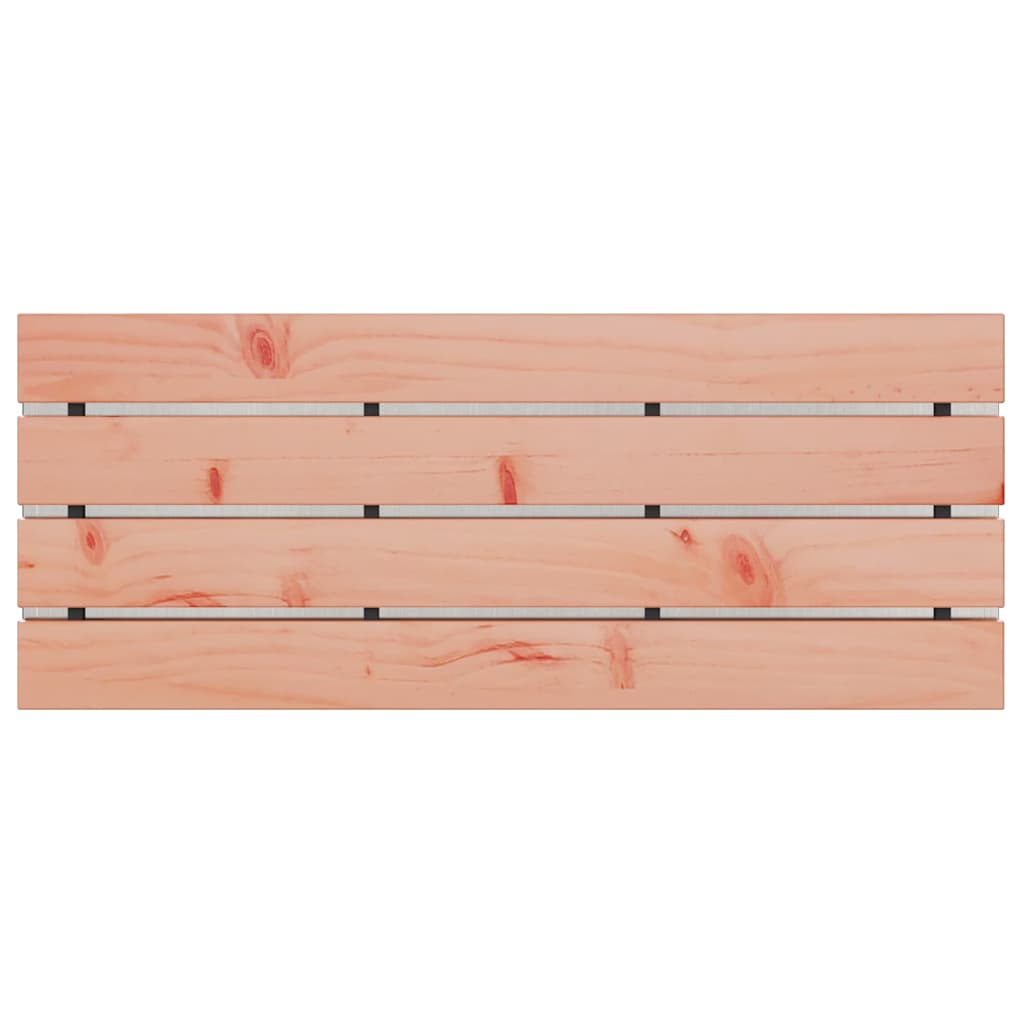 Bancă de grădină Argintiu 100 x 40 x 43 cm Oțel inoxidabil GartenMobel Dekor