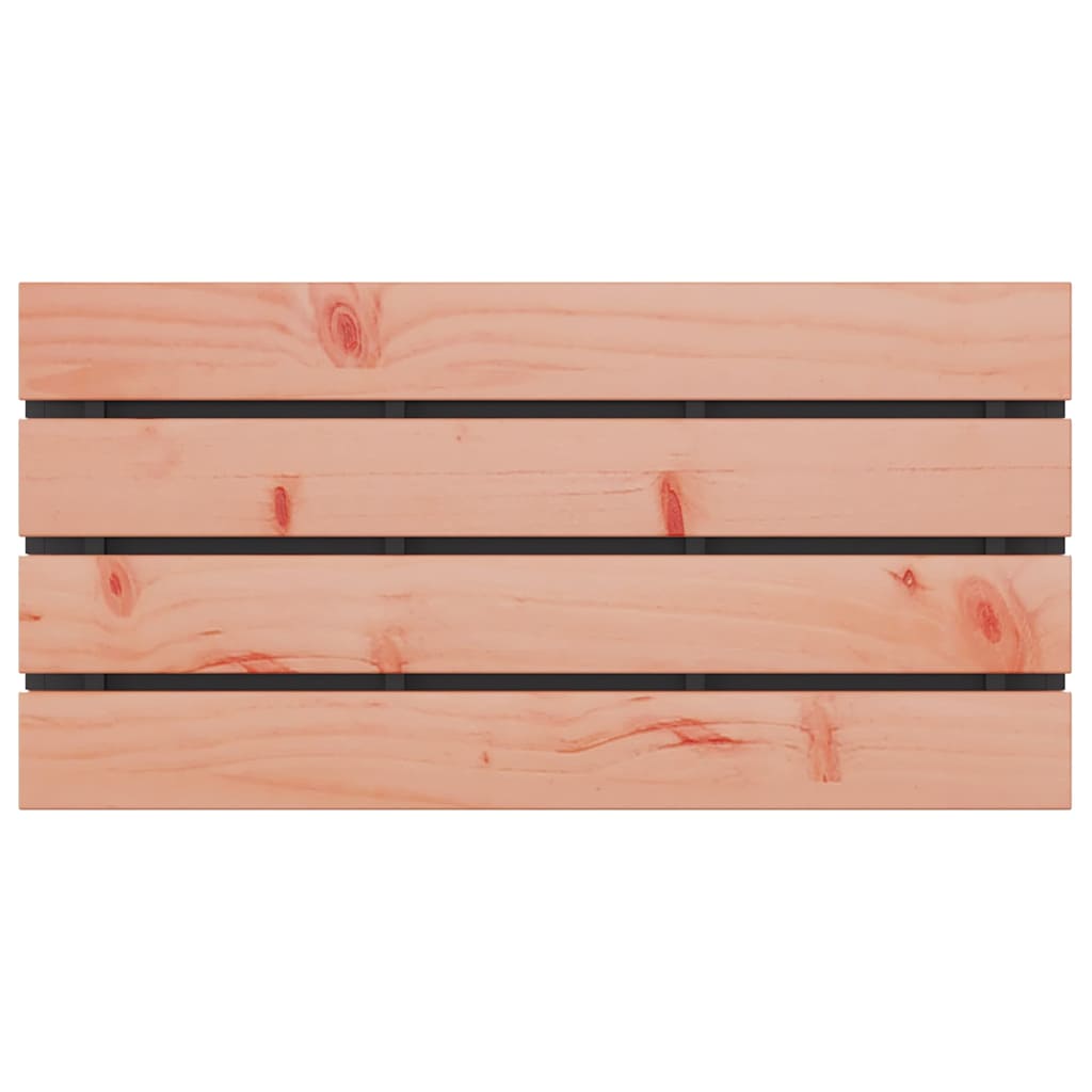 Bancă de grădină Negru 80 x 40 x 43 cm Oțel GartenMobel Dekor