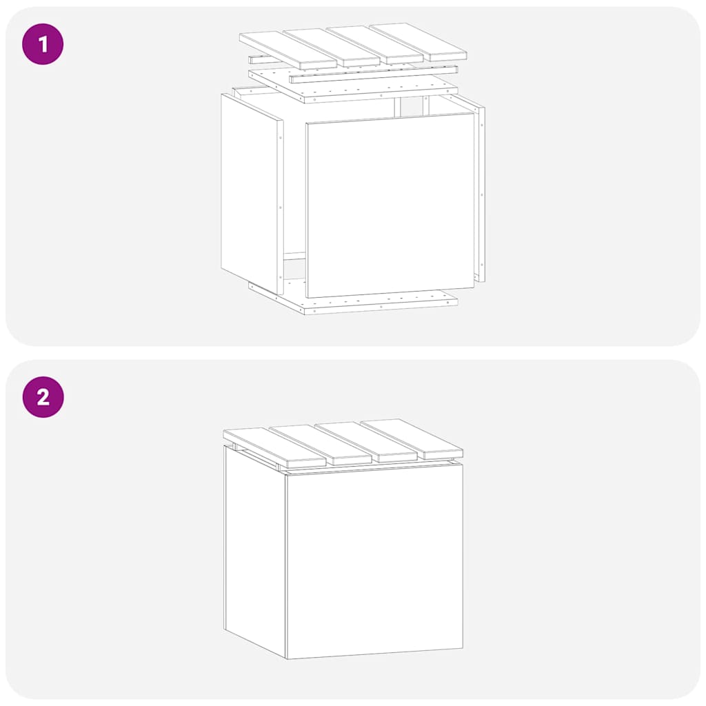 Bancă de grădină Ruginit 40 x 40 x 43 cm GartenMobel Dekor