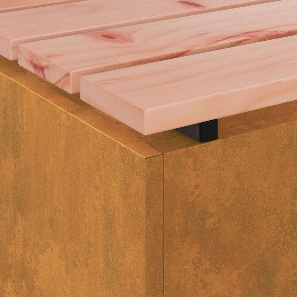 Bancă de grădină Ruginit 80 x 40 x 43 cm GartenMobel Dekor