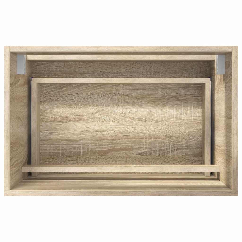 Set de mobilier pentru baie Stejar Sonoma Lemn compozit GartenMobel Dekor